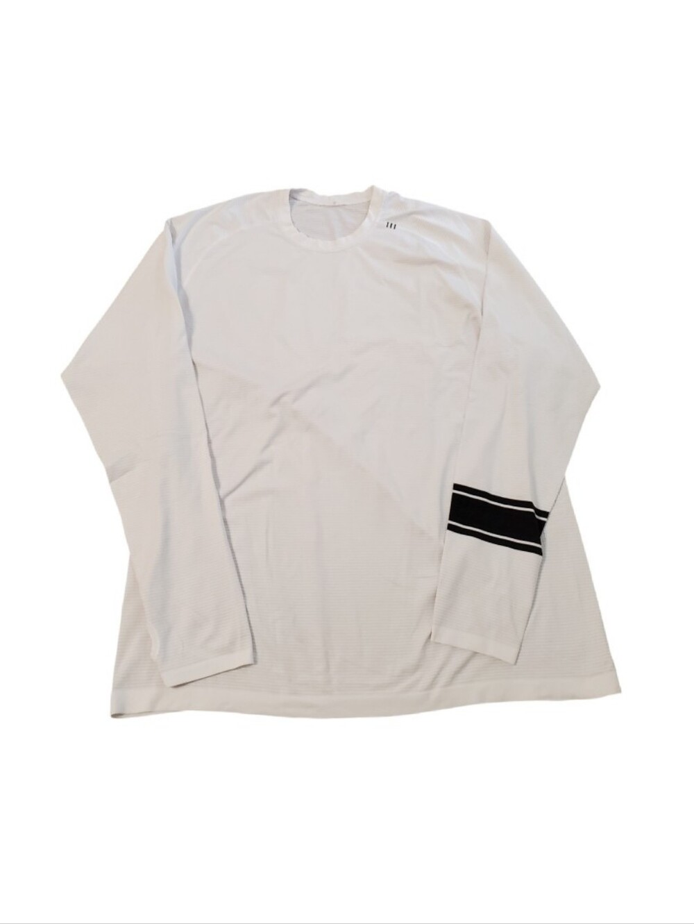 Lululemon Men's  White Fundamental Tech Long Sleeve Shirt XXL